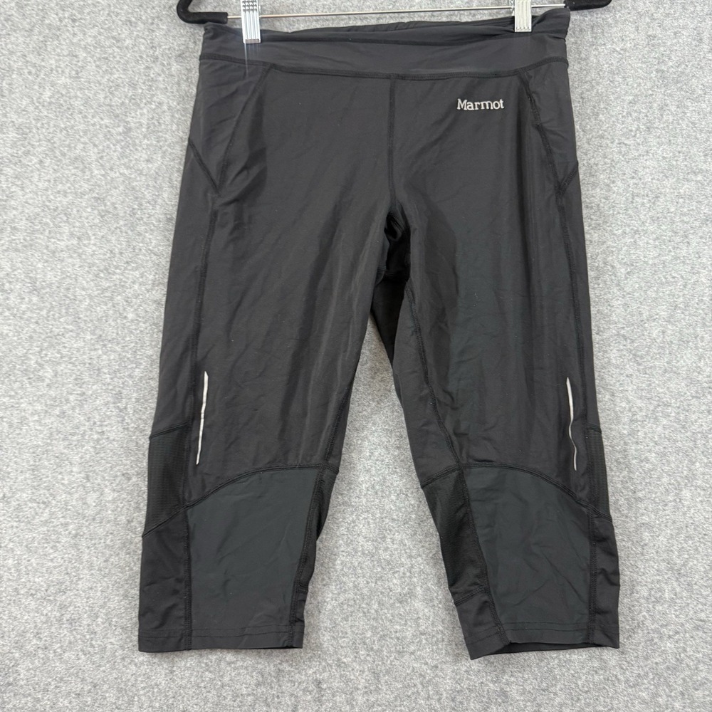 Marmot Impulse 3/4 Cropped Tights Black Women's‎ Medium Black